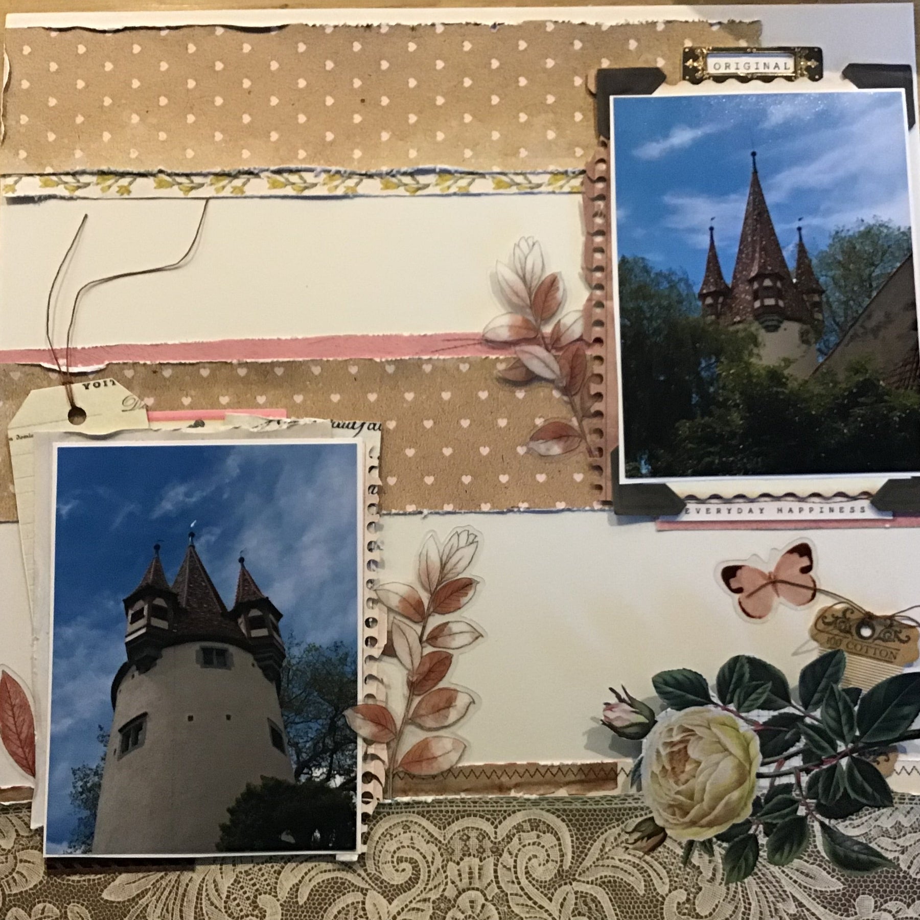 July Scrapbook Layout by KERRY MCINALLY