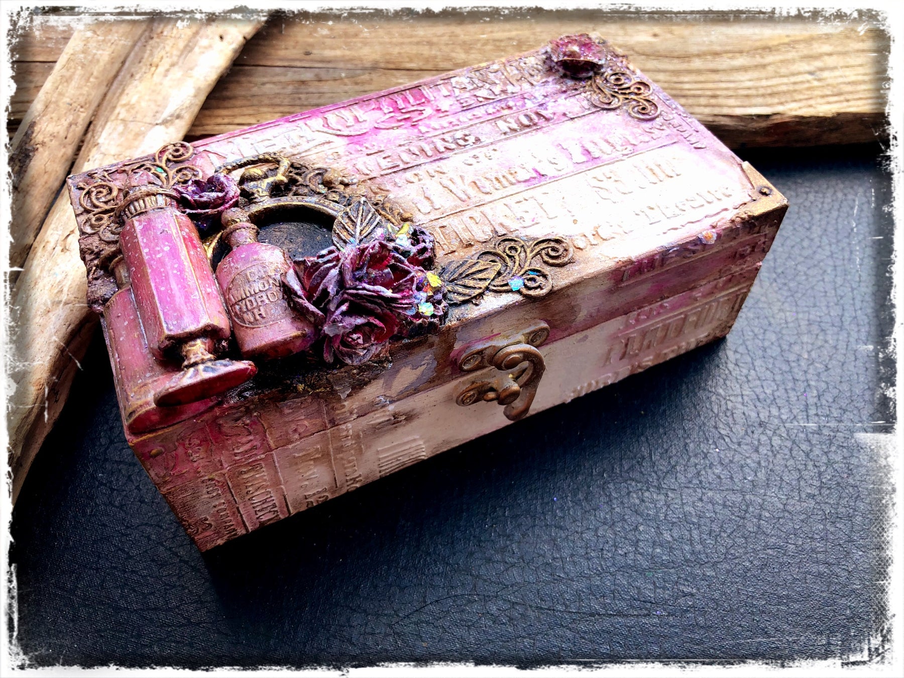 Little boudoir keepsake box by LOUISE CROSBIE
