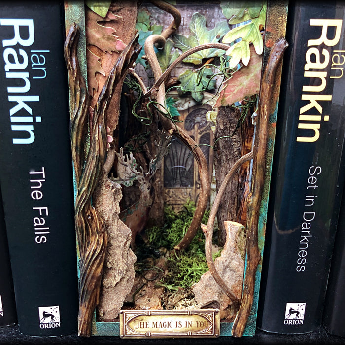 Magic Forest Book Nook by LOUISE CROSBIE