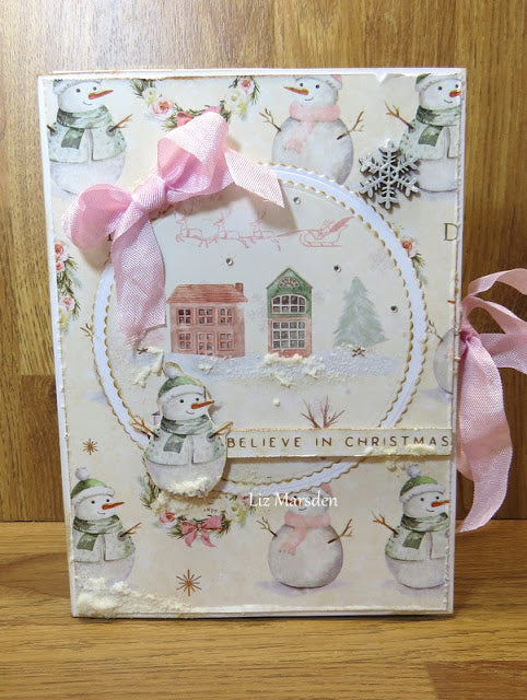 Christmas Cards/ Same Papers/ Different Looks by Liz Marsden