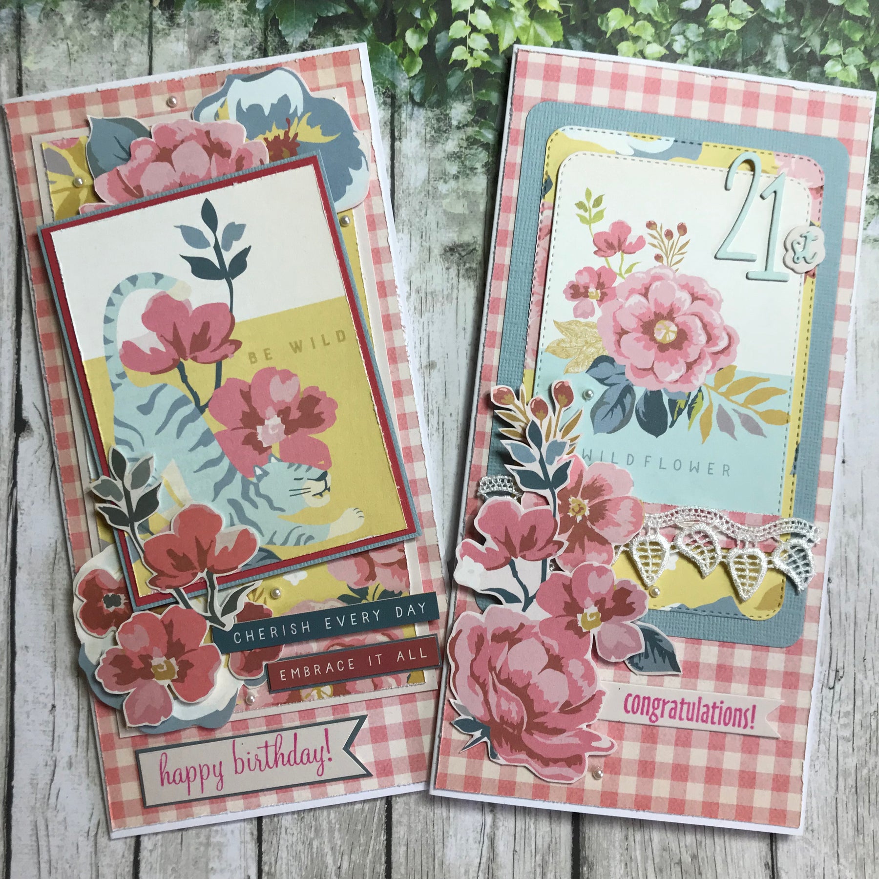 4 Cards by SUE CREASE