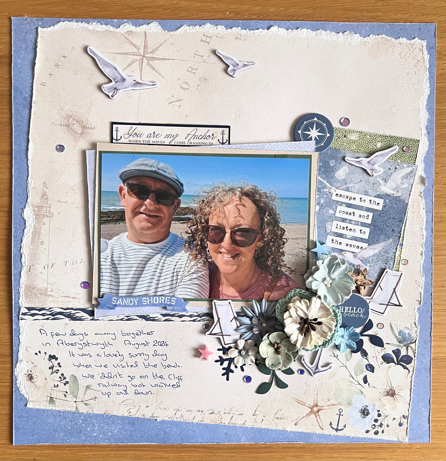 Seaside Layout by SUE CREASE