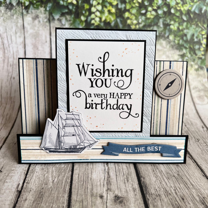 Side Stepper Card by SUE CREASE