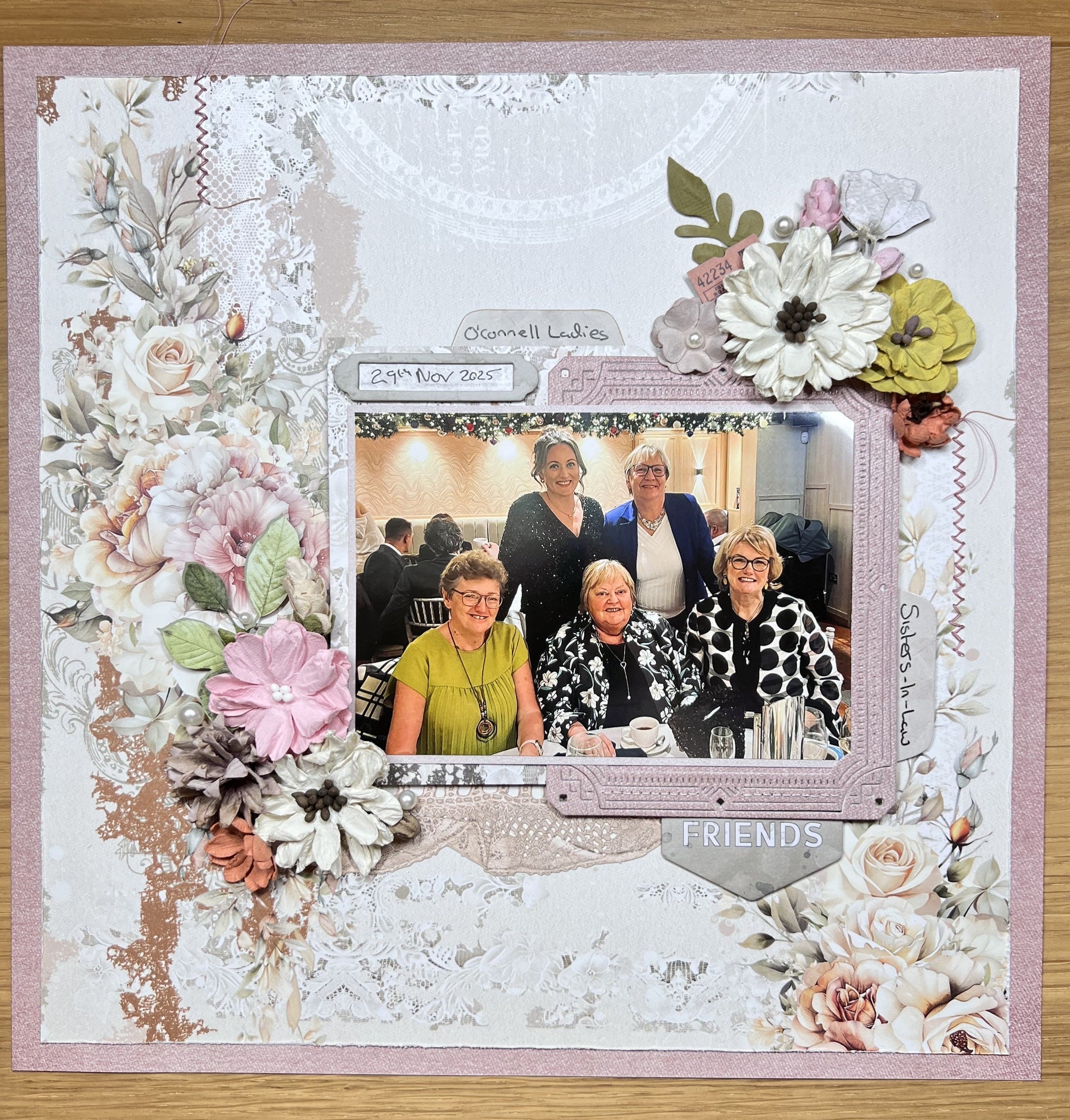 Sisters In Law layout by SUE CREASE