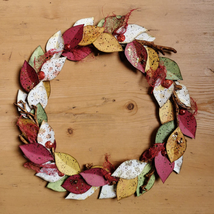 Autumn Wreath BY LORI WOODS