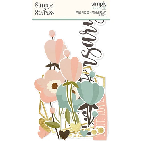 Simple Pages Page Pieces - Anniversary
