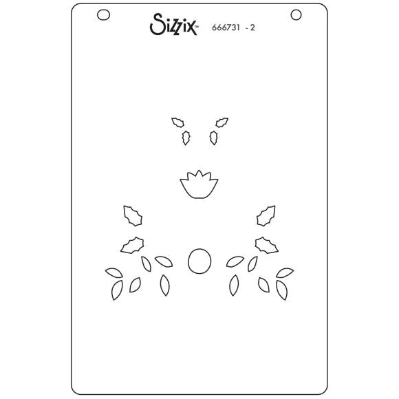 Sizzix Layered Stencils A6 - By Catherine Pooler