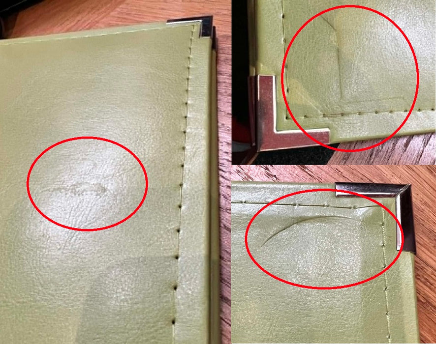 We R Classic Leather 3-Ring Binder 12"X12"- Reduced due to cosmetic issues