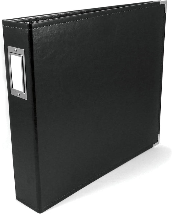 We R Classic Leather 3-Ring Binder 12"X12" - Available in 22 colours