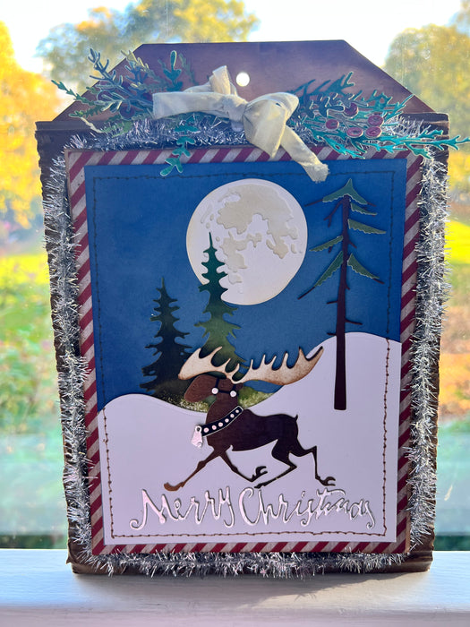 Class - Craft Club - Merry Moose Plaque
