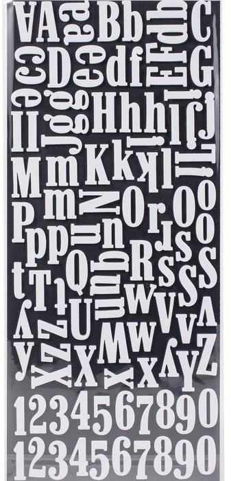 Sticko Alphabet Stickers - Large White Foam