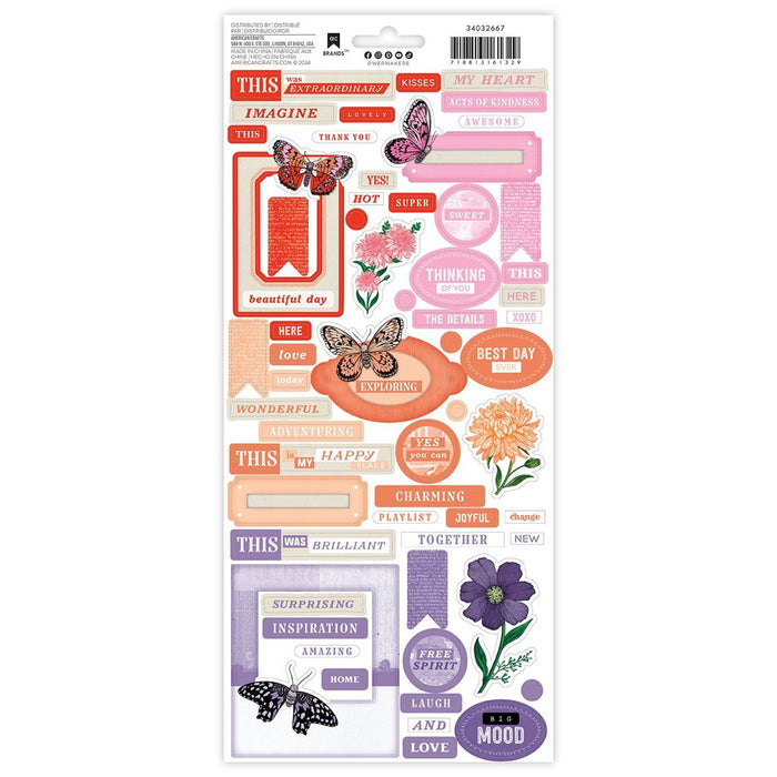 Bo Bunny - Colorful Story - Stickers