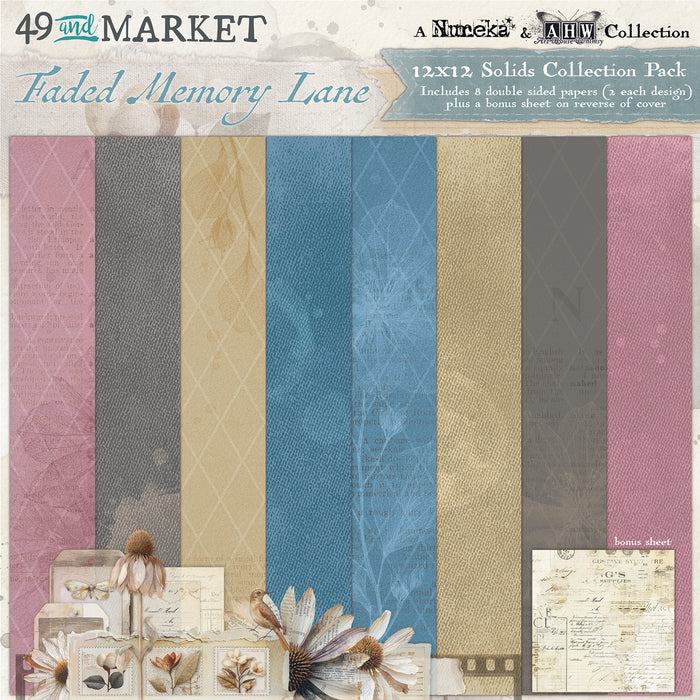 Faded Memory Lane Solids 12 x12 Collection Pack