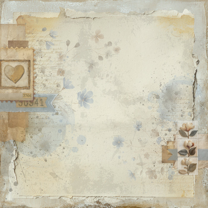 Faded Memory Lane - Pressed Petals
