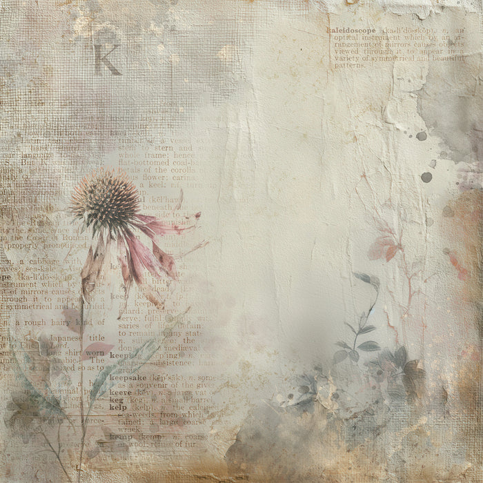 Faded Memory Lane - Pressed Petals