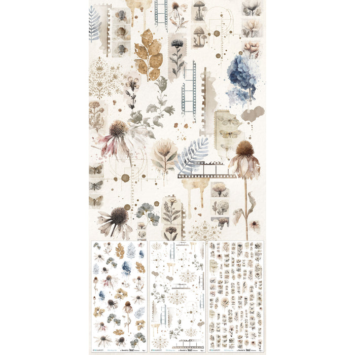 Faded Memory Lane Essential Rub-on Transfers