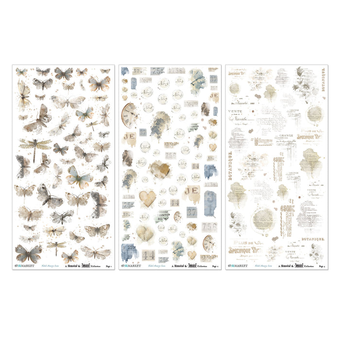 Faded Memory Lane Blendable Rub-on Transfers