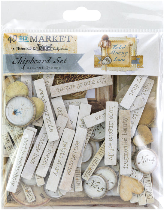 Faded Memory Lane Chipboard Set