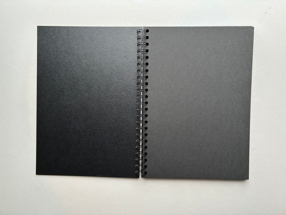 Frisk Blue Bell Black Paper Sketchbook A4