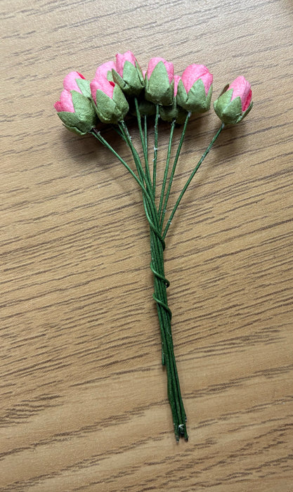 Mini Rosebuds Coral