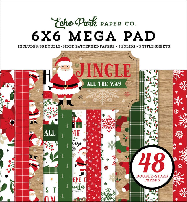 Jingle All The Way 6x6 Mega Pad