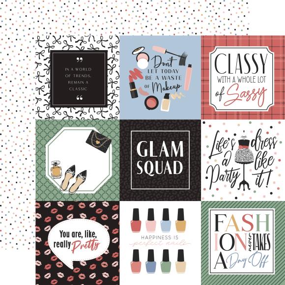 Fashion - Journaling Cards 4x4