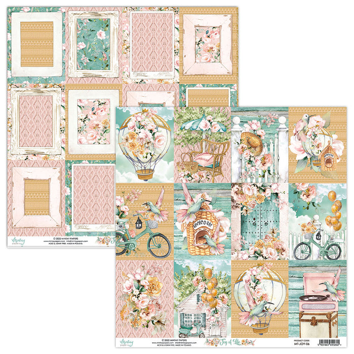 JOY OF LIFE 12 X 12 FRAMES & JOURNALING CARDS PAPER