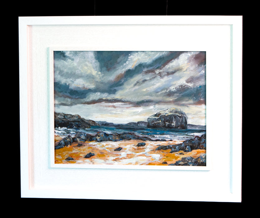 Misey Beach, Bass Rock, North Berwick Oil on canvas — Virginia Maggio