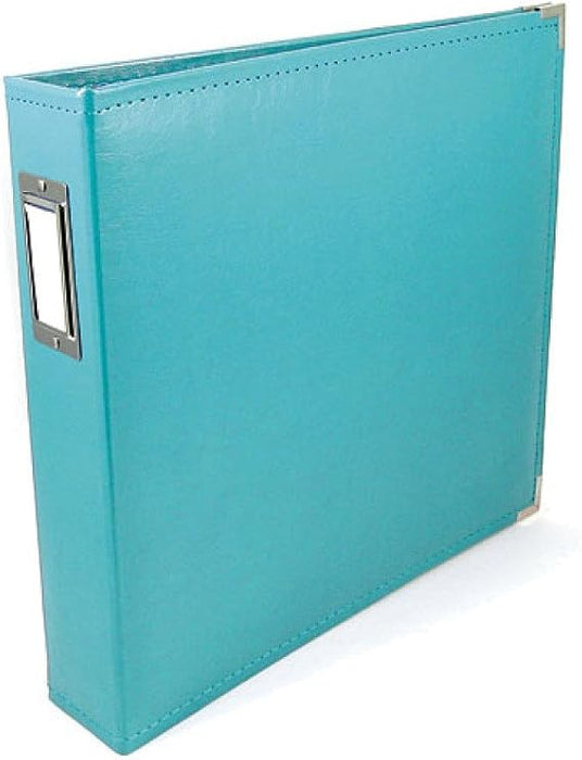 We R Classic Leather 3-Ring Binder 12"X12"