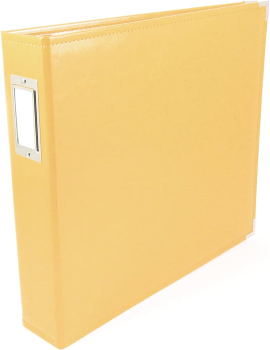 We R Classic Leather 3-Ring Binder 12"X12"