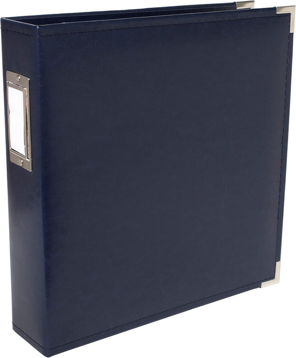 We R Classic Leather 3-Ring Binder 12"X12"