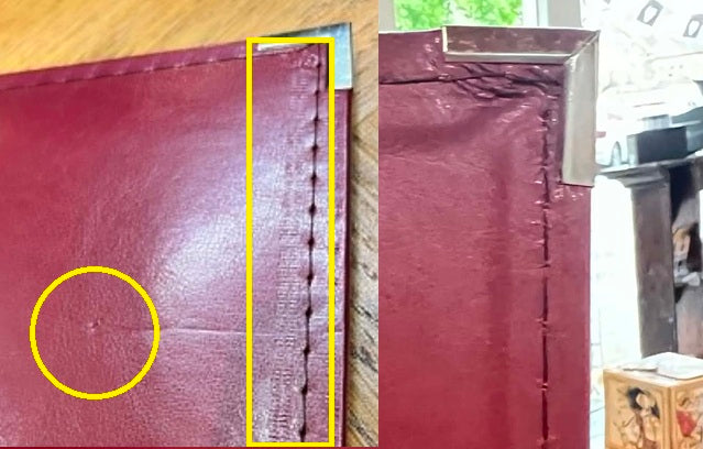 We R Classic Leather 3-Ring Binder 12"X12"- Reduced due to cosmetic issues