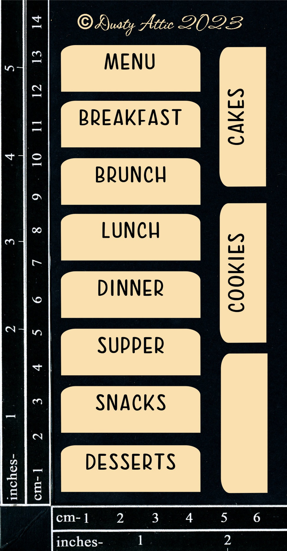 Baking Tabs — The Mad Scrapper