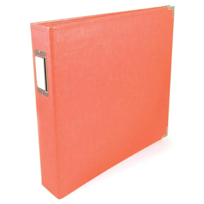 We R Classic Leather 3-Ring Binder 12"X12" - Available in 22 colours