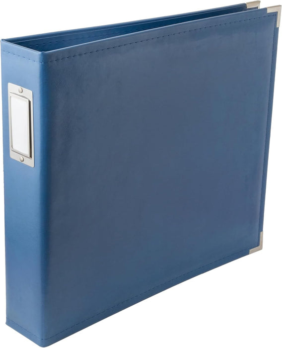 We R Classic Leather 3-Ring Binder 12"X12" - Available in 22 colours