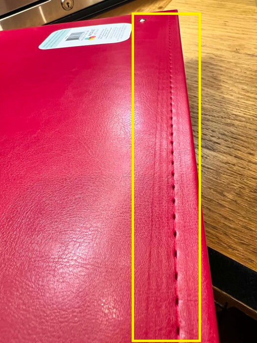 We R Classic Leather 3-Ring Binder 12"X12"- Reduced due to cosmetic issues