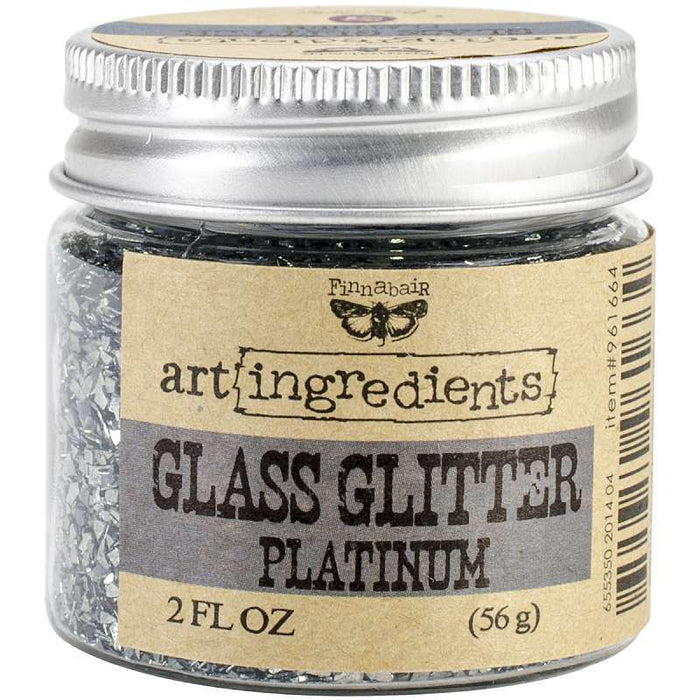 Art Ingredients Glass Glitter - Platinum
