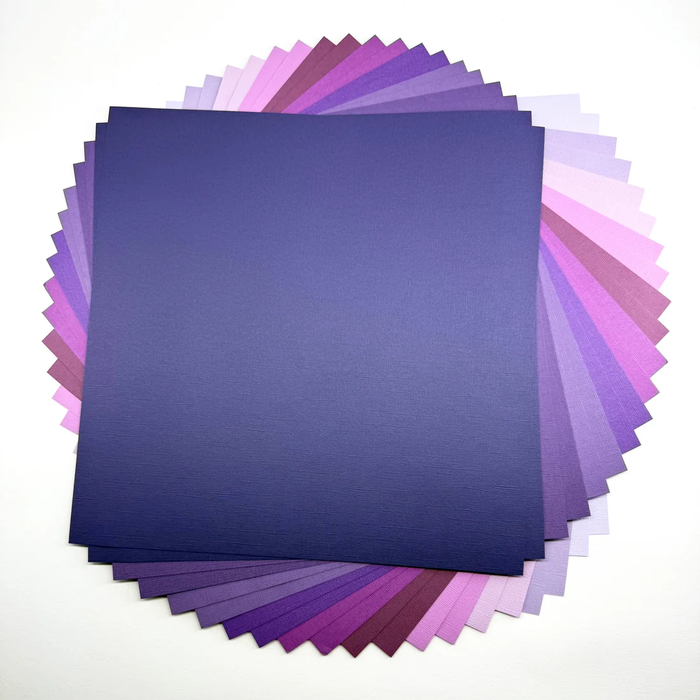 Textured Cardstock 20 Pack - PURPLE