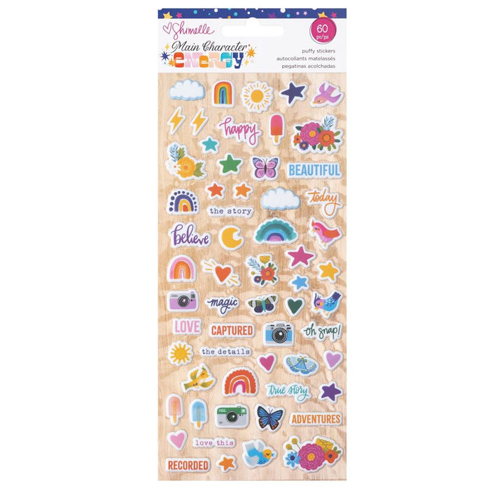 Shimelle Main Character Energy - Mini Puffy Stickers