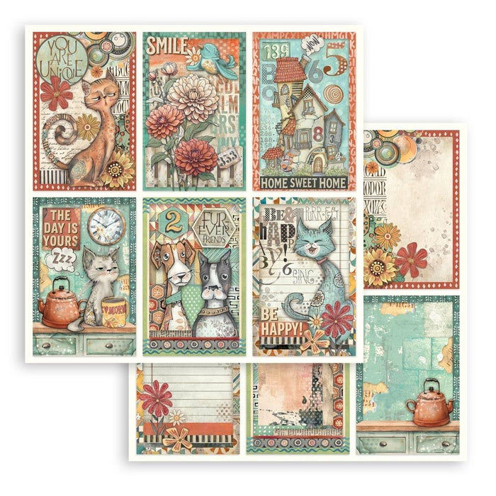 Furry Friends Pad 12"X12"