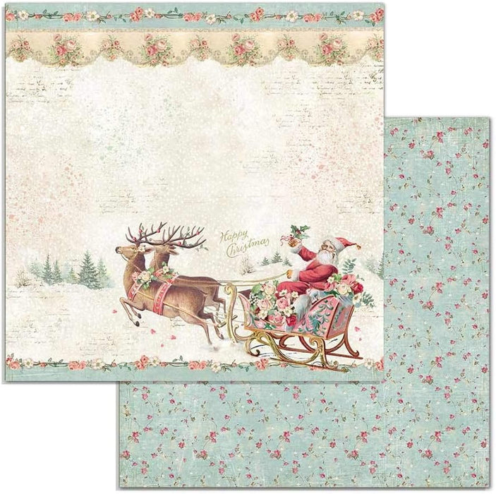 PINK CHRISTMAS Paper Pad 12"X12"