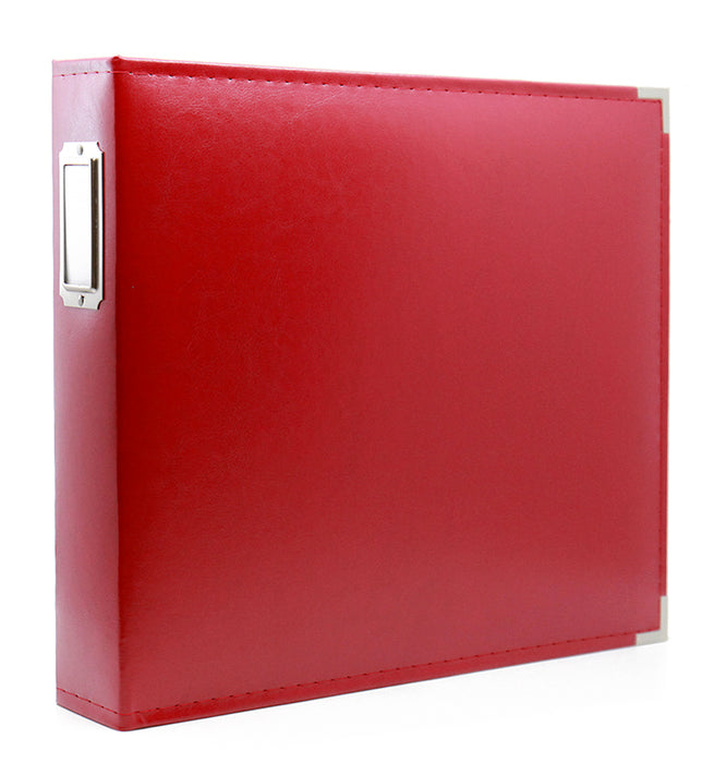 We R Classic Leather 3-Ring Binder 12"X12" - Available in 22 colours
