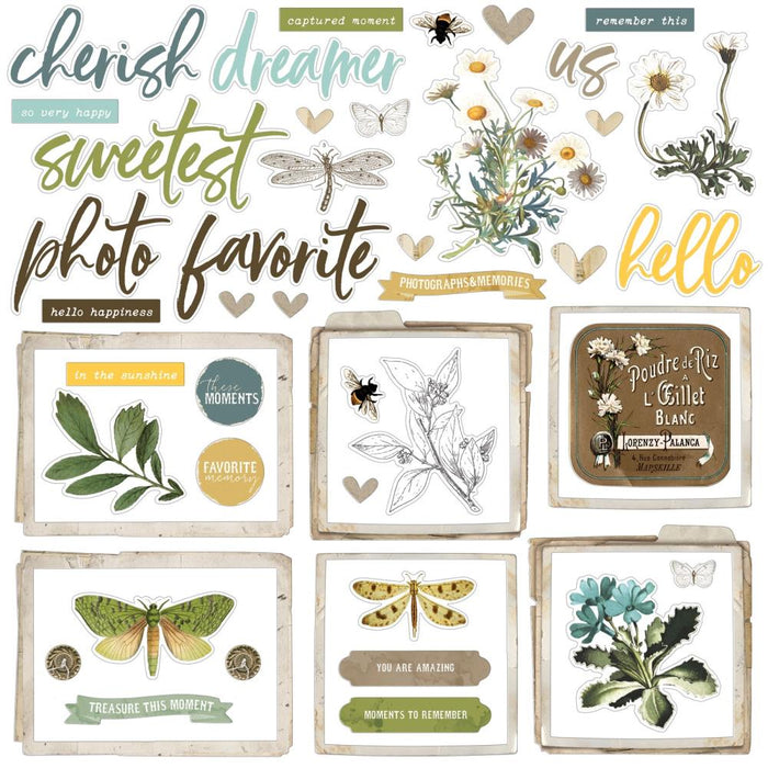 Krafty Garden Collection Bundle With Custom Chipboard