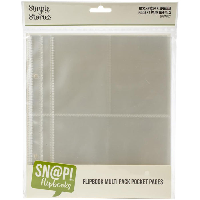 Sn@p! Pocket Pages For 6"X8" Flipbooks - Multi Pack