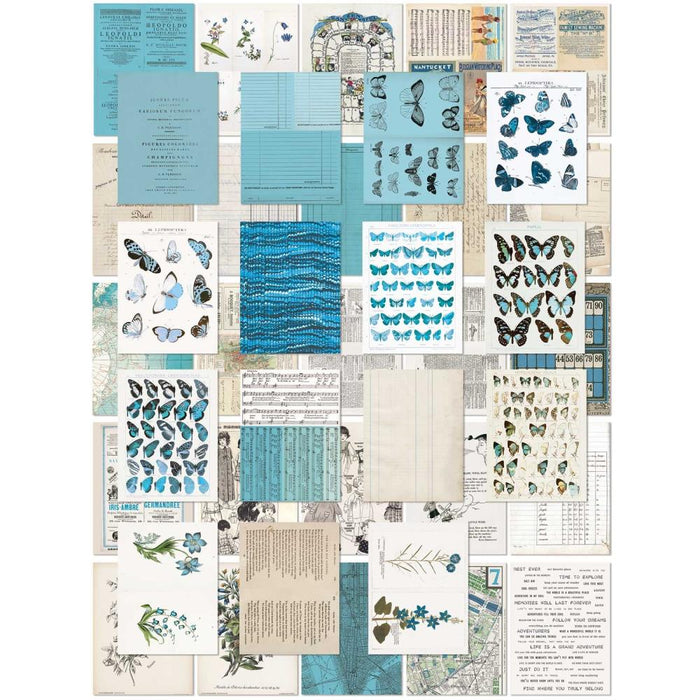 Color Swatch: Ocean Collage Sheets