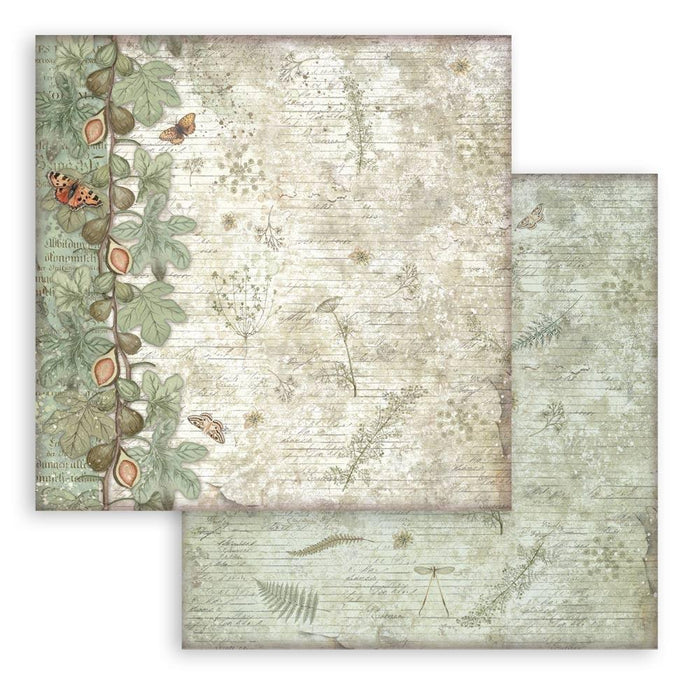 Herbarium Silvae Backgrounds Pad 12"X12"