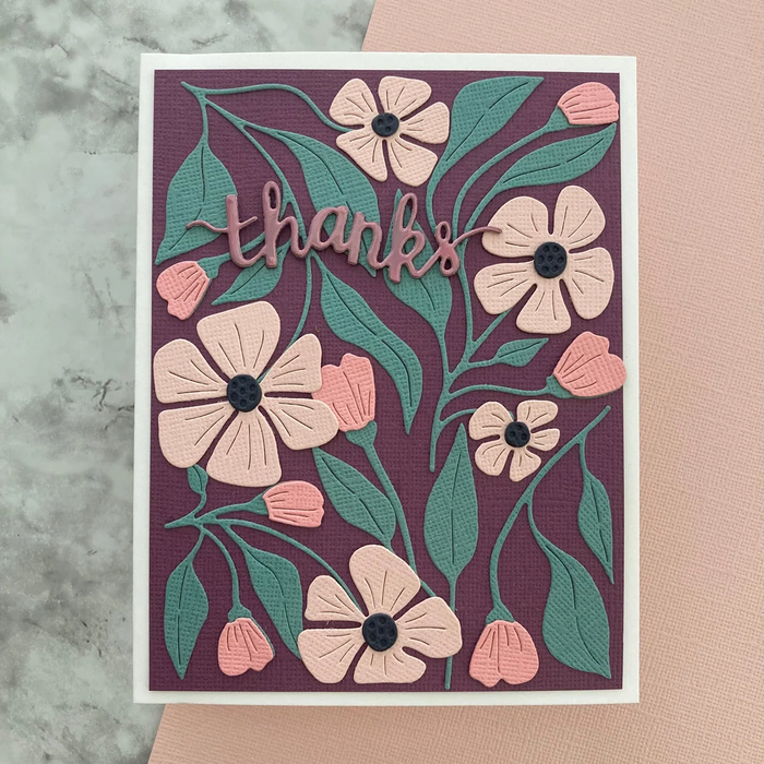 FLAMINGO - Canvas Texture Cardstock