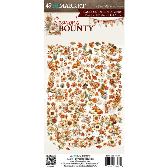 Season’s Bounty Laser Cut Wildflowers