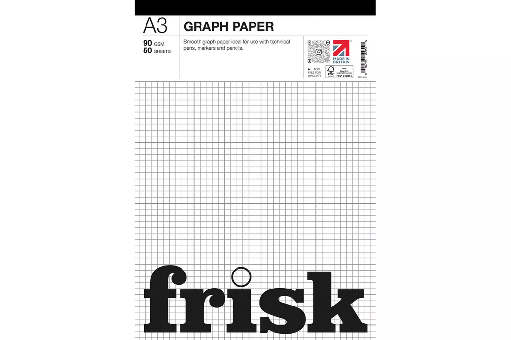 Frisk Graph Paper A3