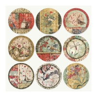 Oriental Garden Pad 8"X8"